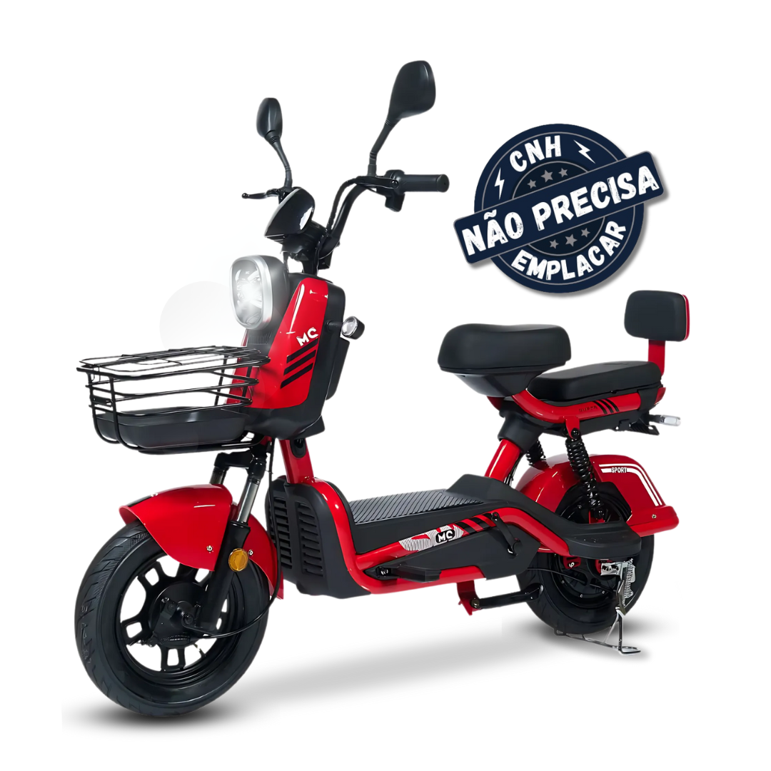 MINI SCOOTER ELÉTRICA SUPER JOY 800W LÍTIO **AUTOPROPELIDO**